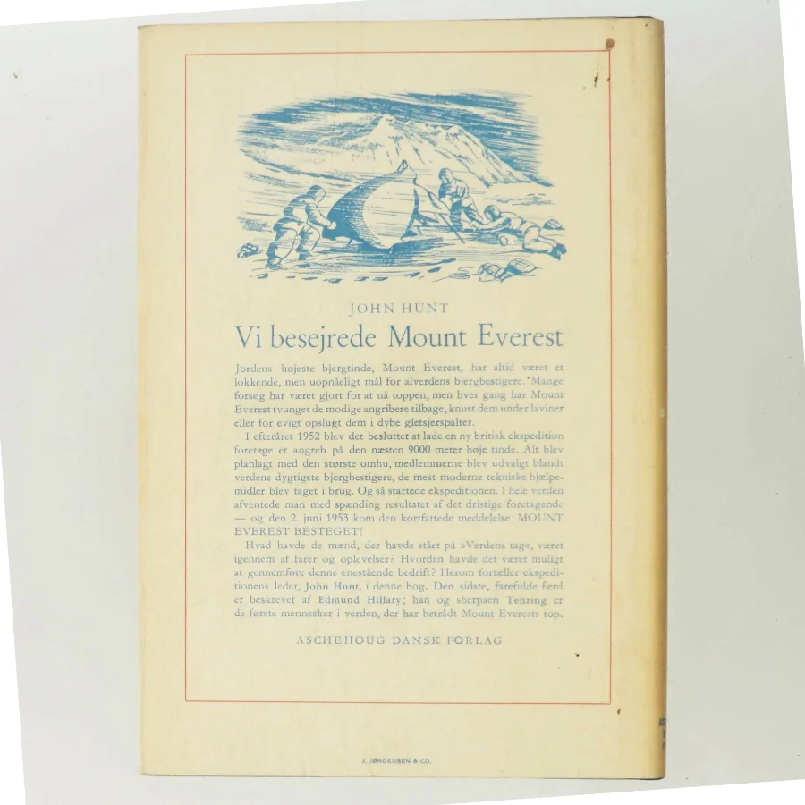Vi besejrede Mount Everest af John Hunt (Bog)