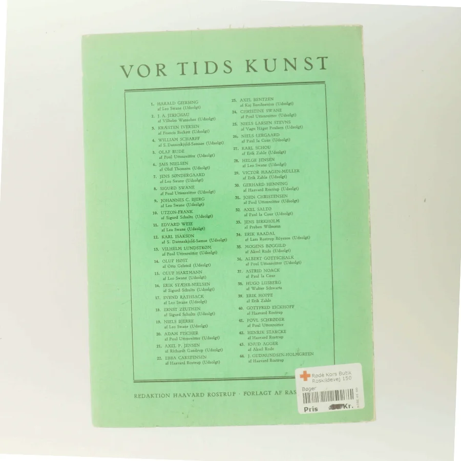 Jørgen Gudmundsen-Holmgreen af Haavard Rostrup (Bog)