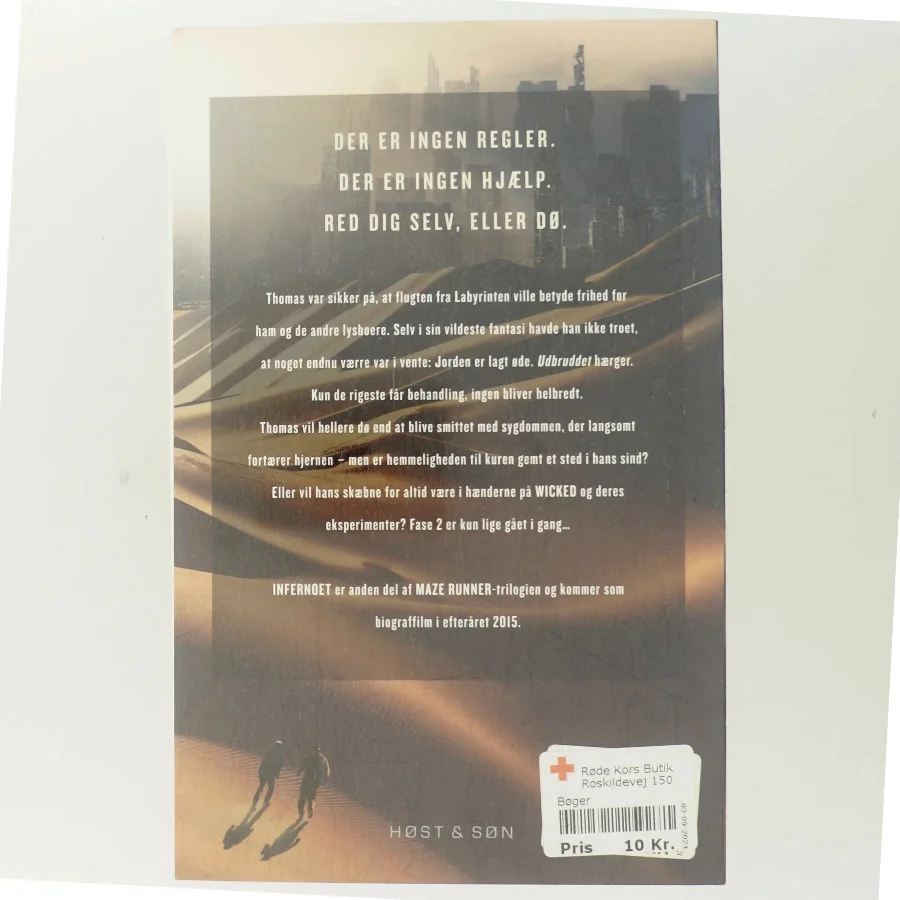 Maze Runner 2: Infernoet af James Dashner (Bog)