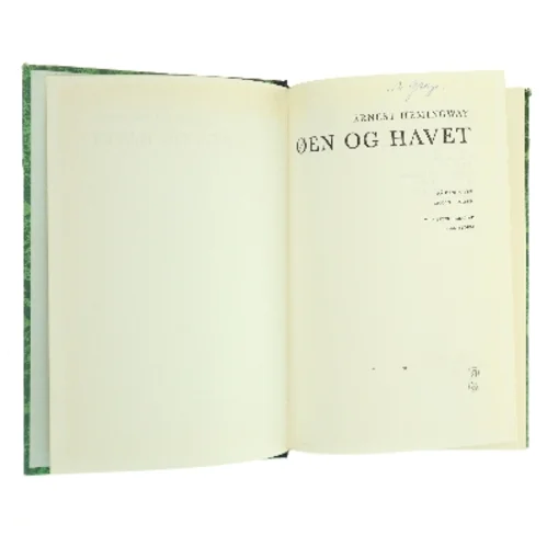 Øen og havet af Ernest Hemingway (Bog)