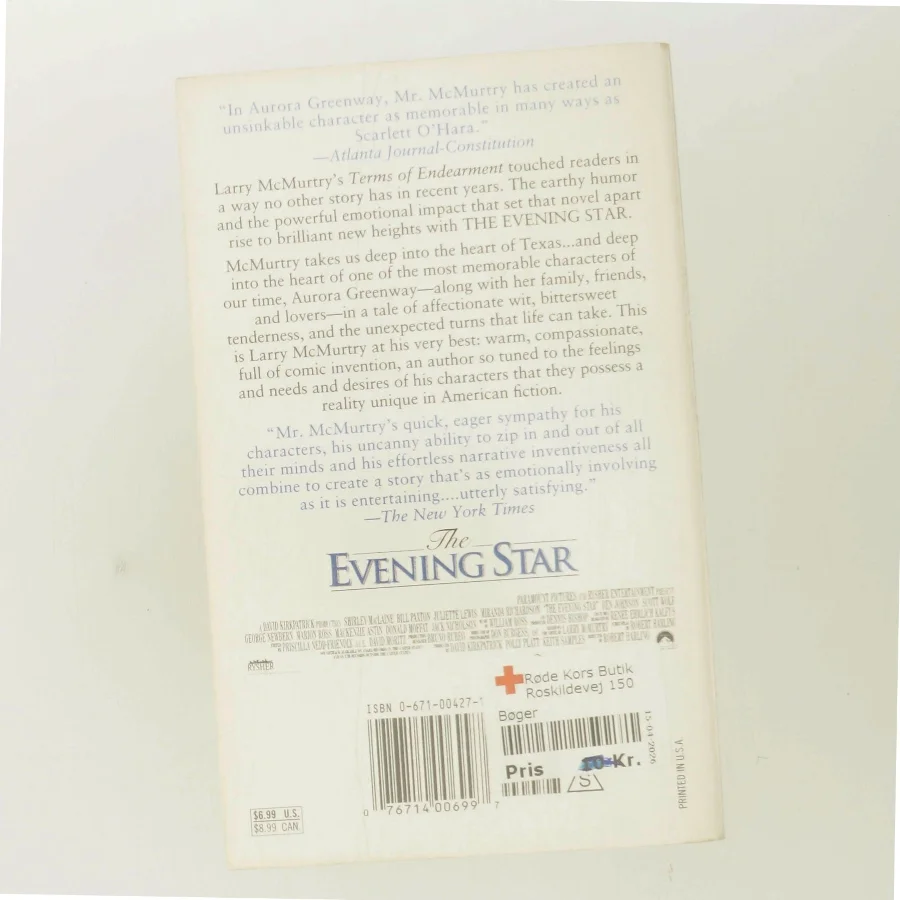 The Evening Star af Larry McMurtry (Bog)