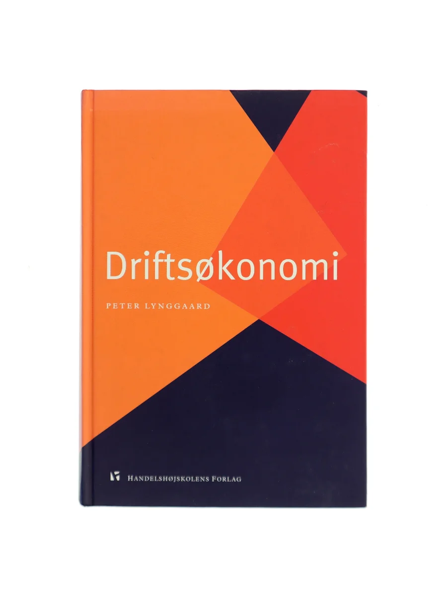 Forsiden af Driftsøkonomi af Peter Lynggaard