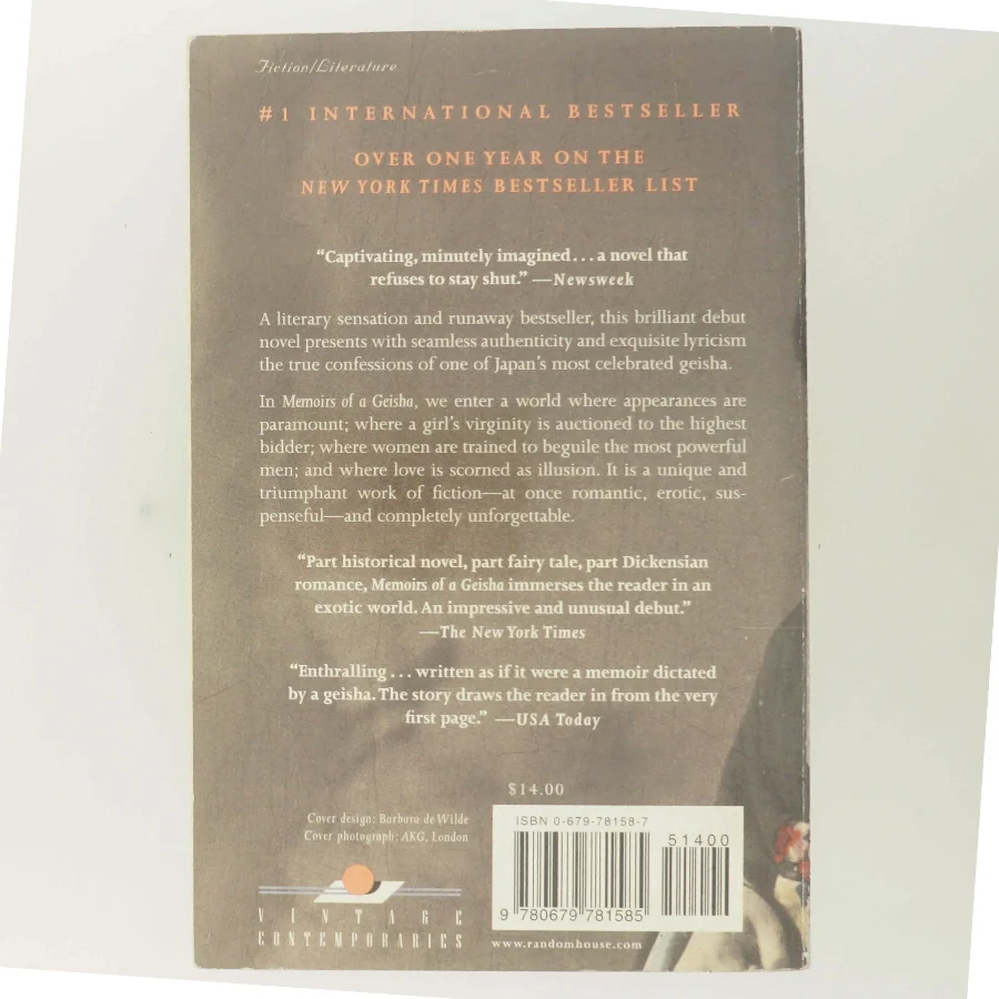 Memoirs of a geisha : a novel af Arthur Golden (1957-) (Bog)