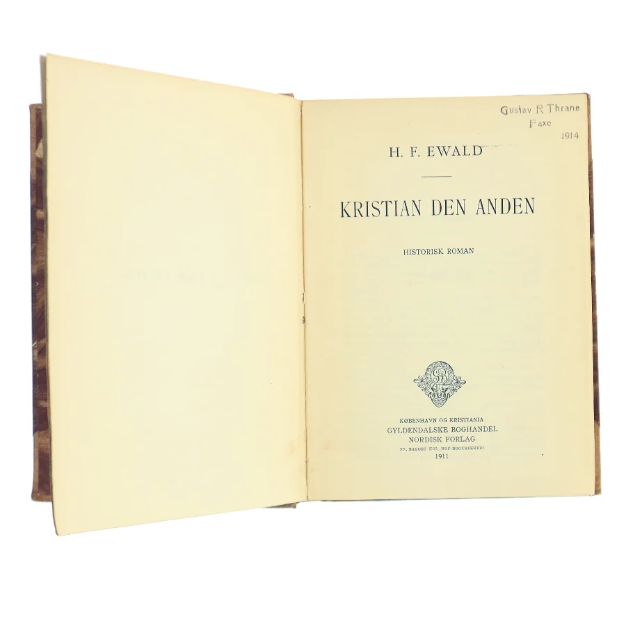 Kristian den Anden af H. F. Ewald (Bog)