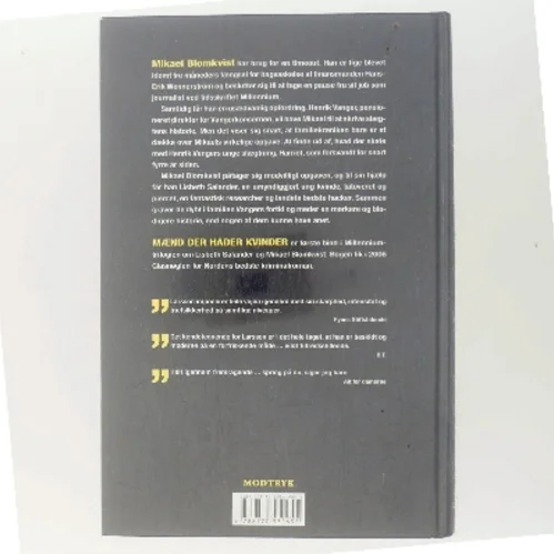 Mænd der hader kvinder af Stieg Larsson (Bog)
