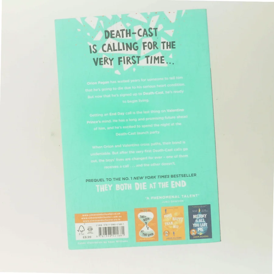 The First to Die at the End af Adam Silvera (Bog)