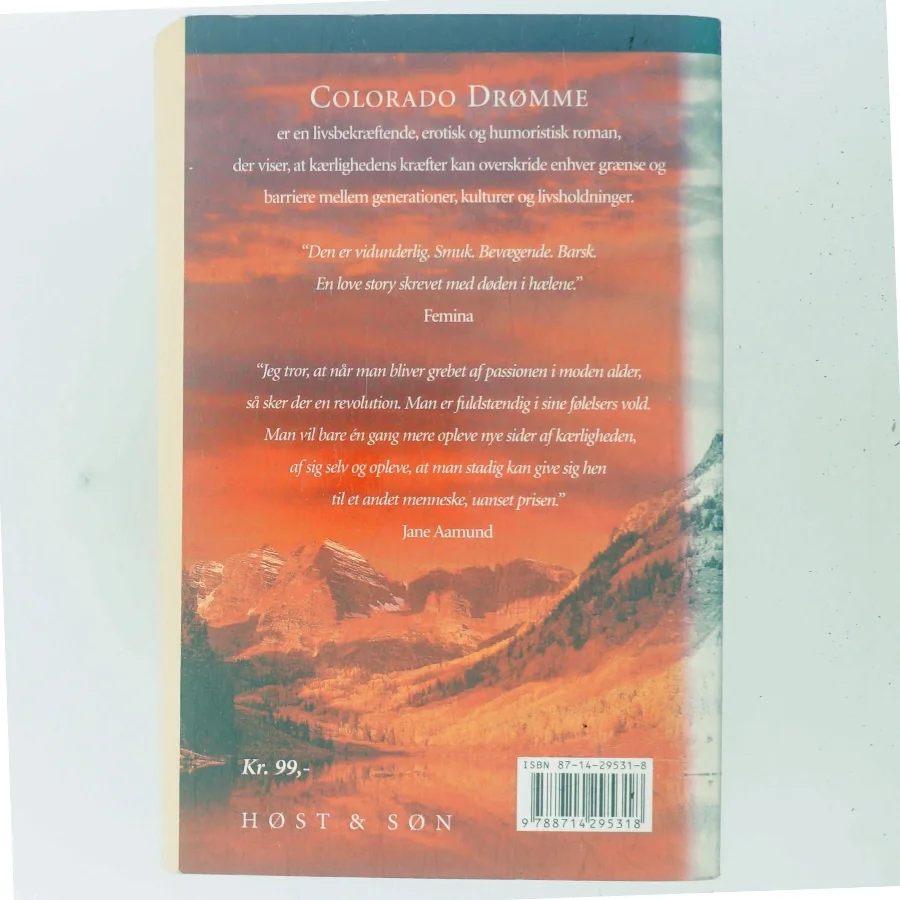 Colorado drømme : en roman om den modne passion af Jane Aamund (Bog)