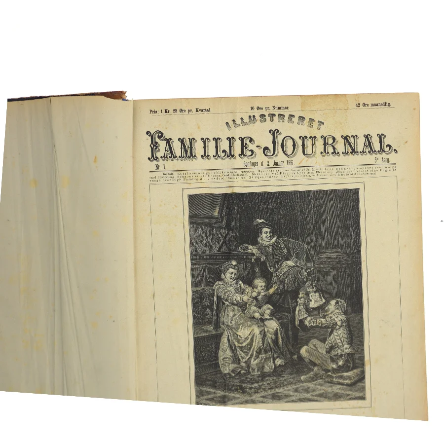 Illustreret Familie-Journal 1881 indbundet årgangsbind af <Ukendt> (Bog)