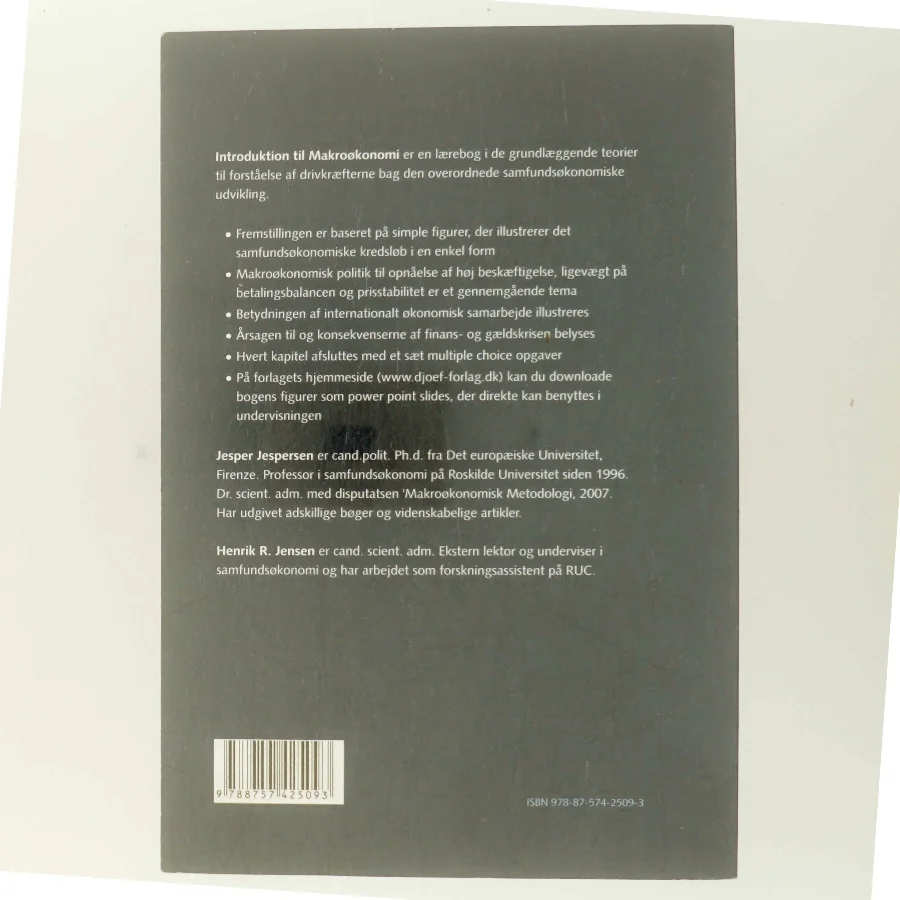 Introduktion til makroøkonomi af Jesper Jespersen (f. 1948) (Bog)
