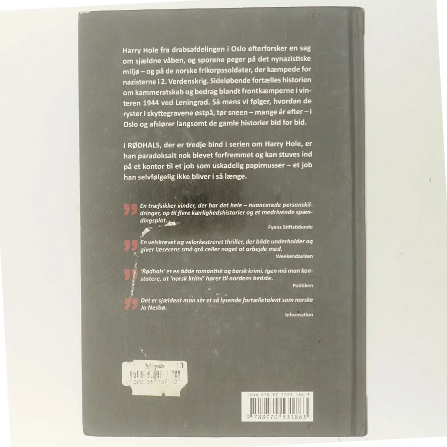 Rødhals af Jo Nesbø (Bog)