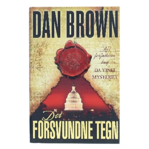 Det forsvundne tegn af Dan Brown (Bog)