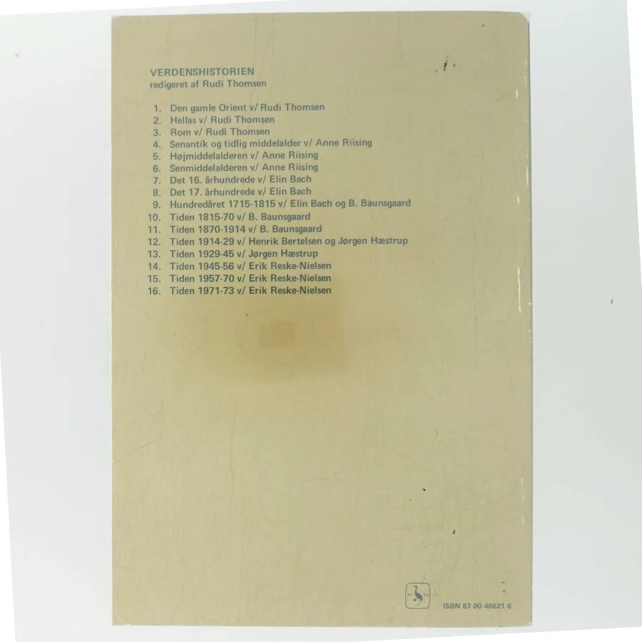Verdenshistorien. 13. Tiden 1929-45 af Jørgen Hæstrup (Bog)
