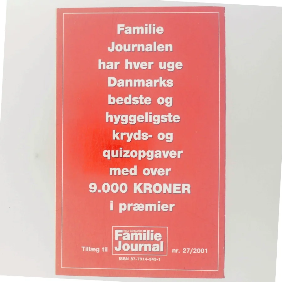 Familie Journalens store krydsordsleksikon af Familie Journal (Bog)