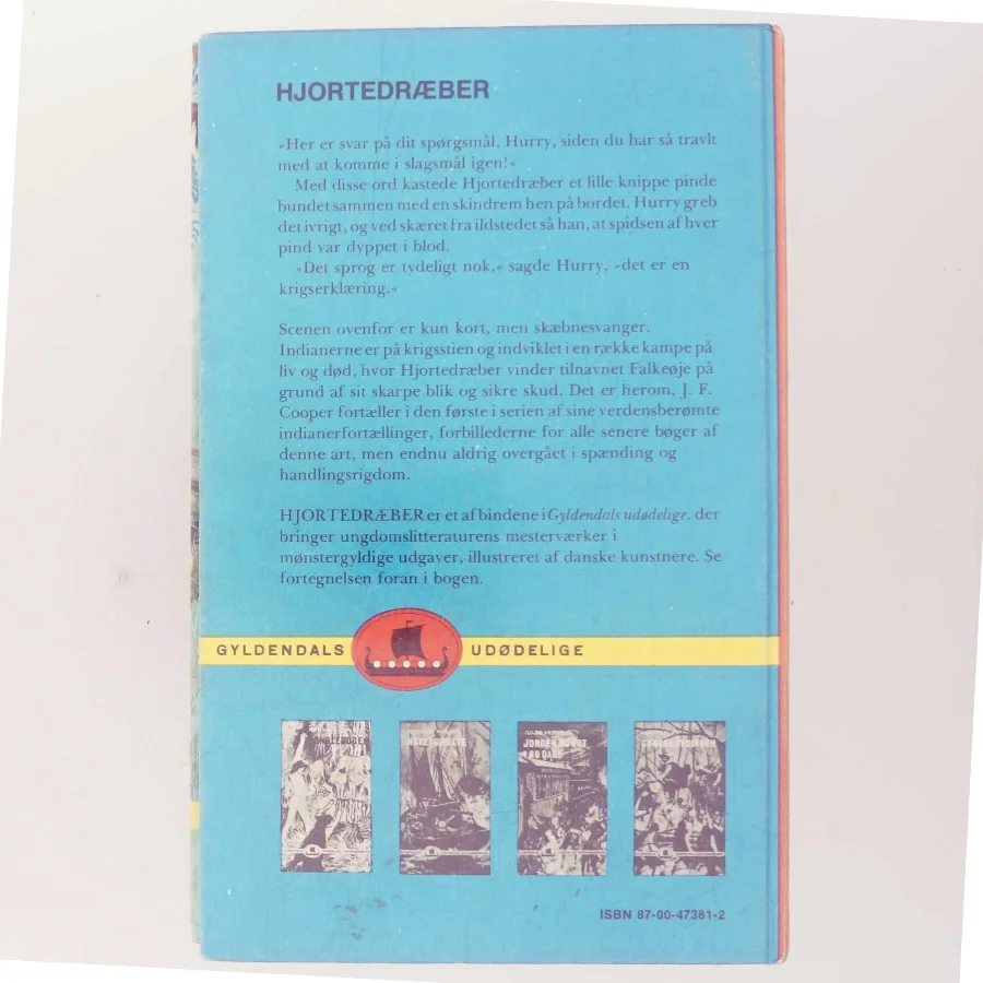 Hjortedræber af J. F. Cooper (Bog)
