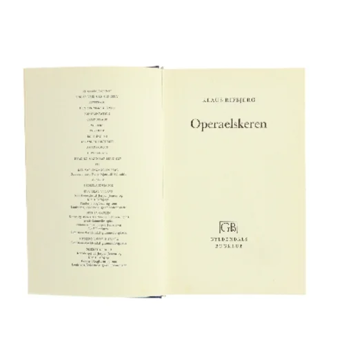 Operaelskeren af Klaus Rifbjerg (Bog)