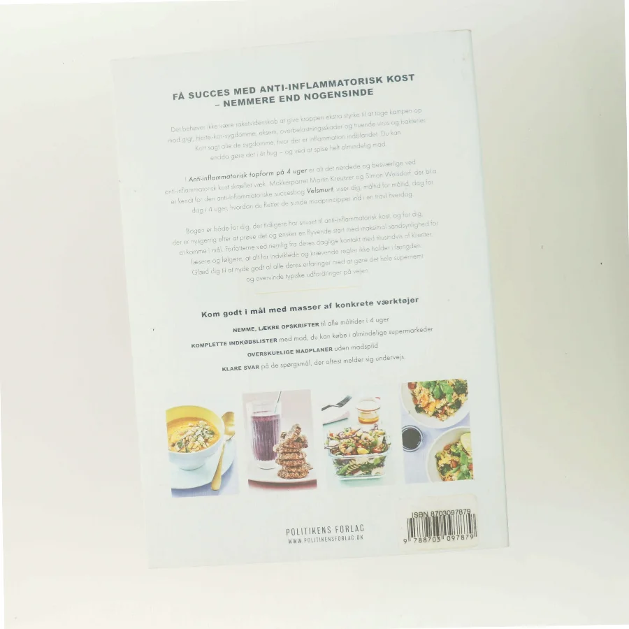 Anti-inflammatorisk topform på 4 uger (Bog)