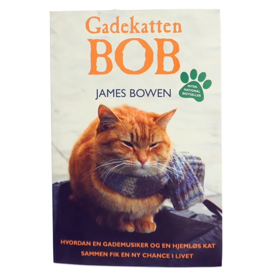 Gadekatten Bob : hvordan en gademusiker og en hjemløs kat sammen fik en ny chance i livet af James Bowen (f. 1979) (Bog)
