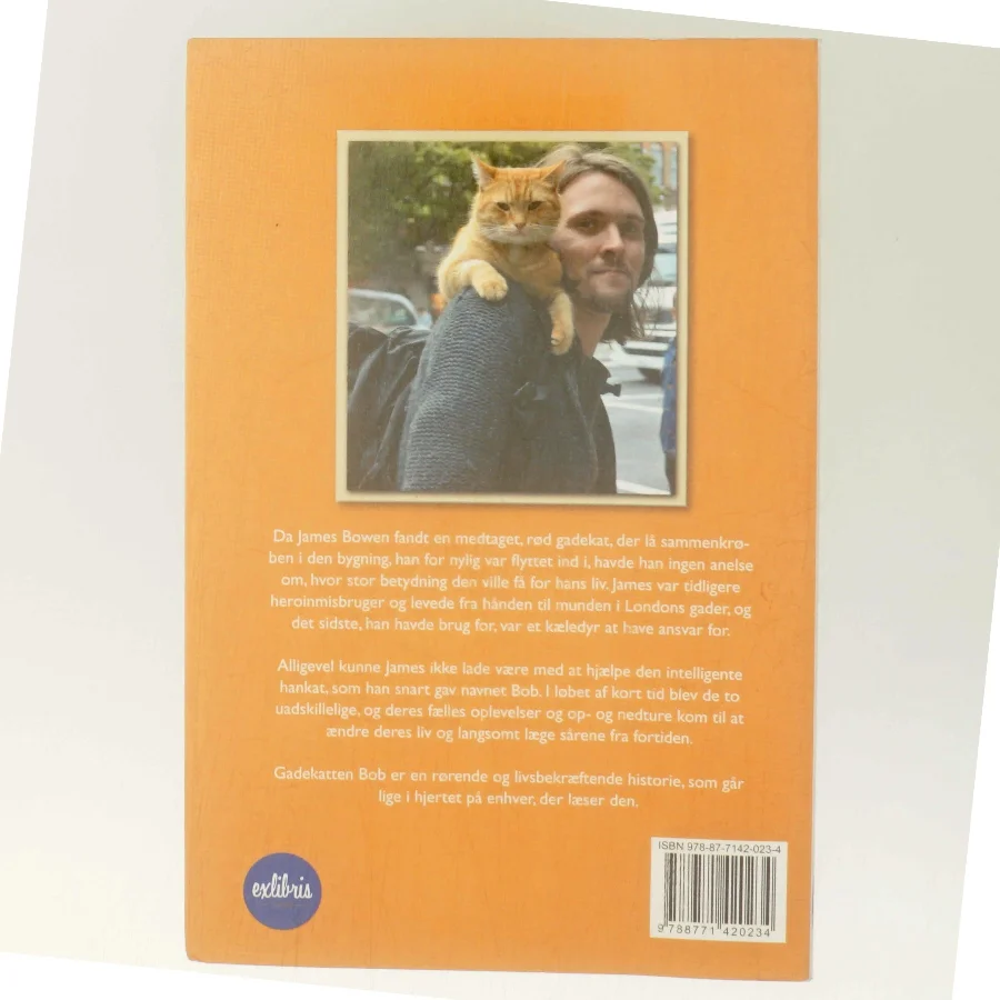 Gadekatten Bob : hvordan en gademusiker og en hjemløs kat sammen fik en ny chance i livet af James Bowen (f. 1979) (Bog)