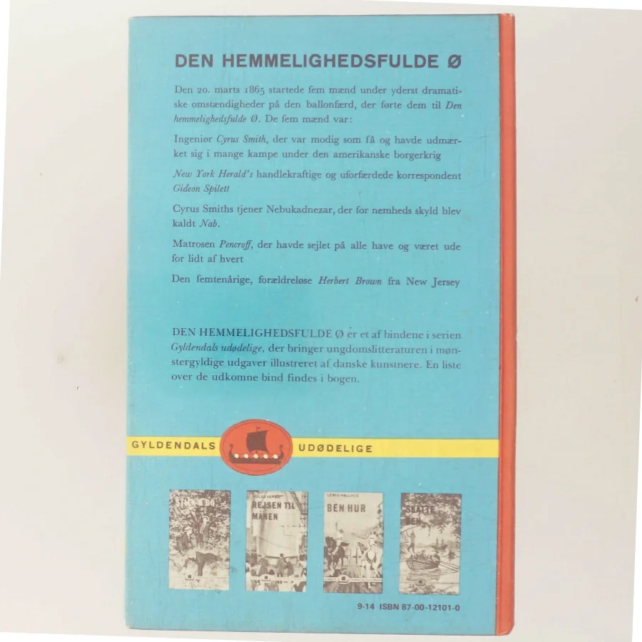Den hemmelighedsfulde Ø af Jules Verne (Bog)