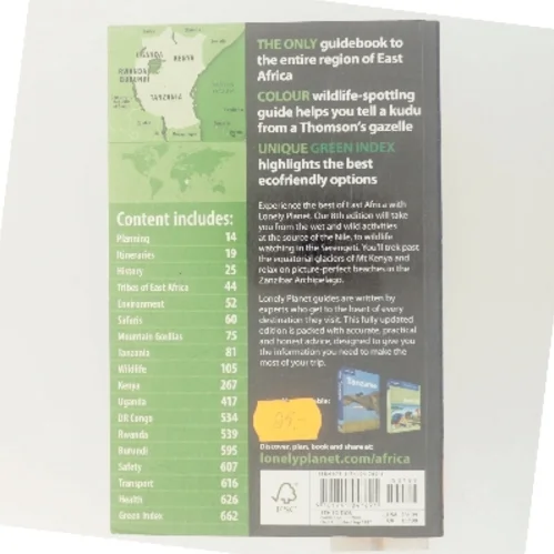 East Africa af Lonely Planet (Bog)