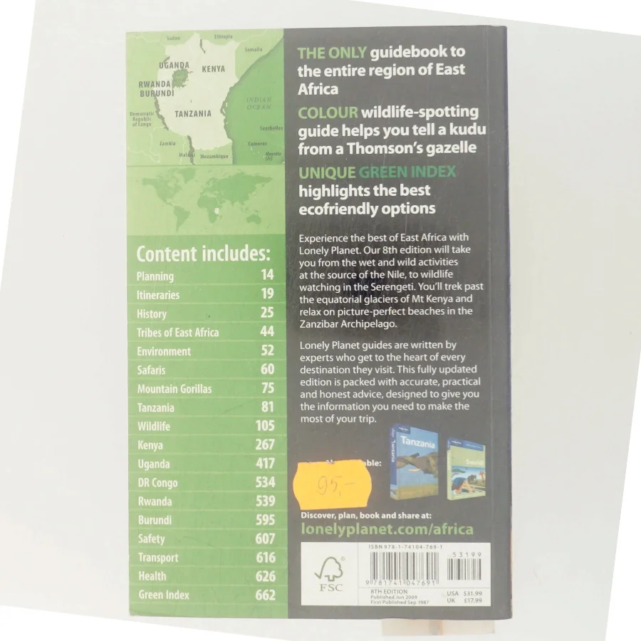 East Africa af Lonely Planet (Bog)