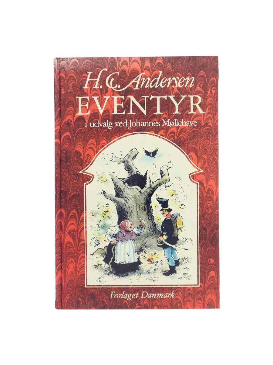 Forsiden af Eventyr i udvalg ved Johannes Møllehave af H. C. Andersen