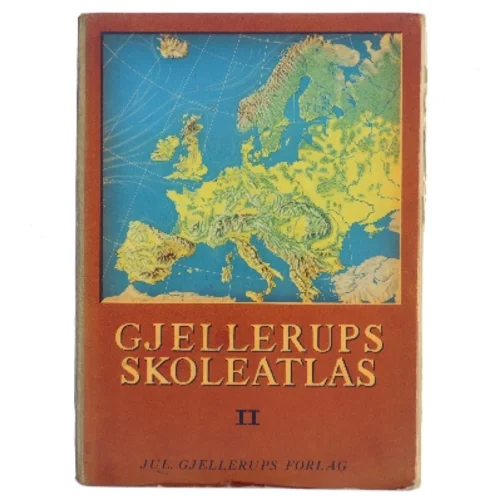 Gjellerups Skoleatlas II af <Udfyld bogens forfattere> (Bog)