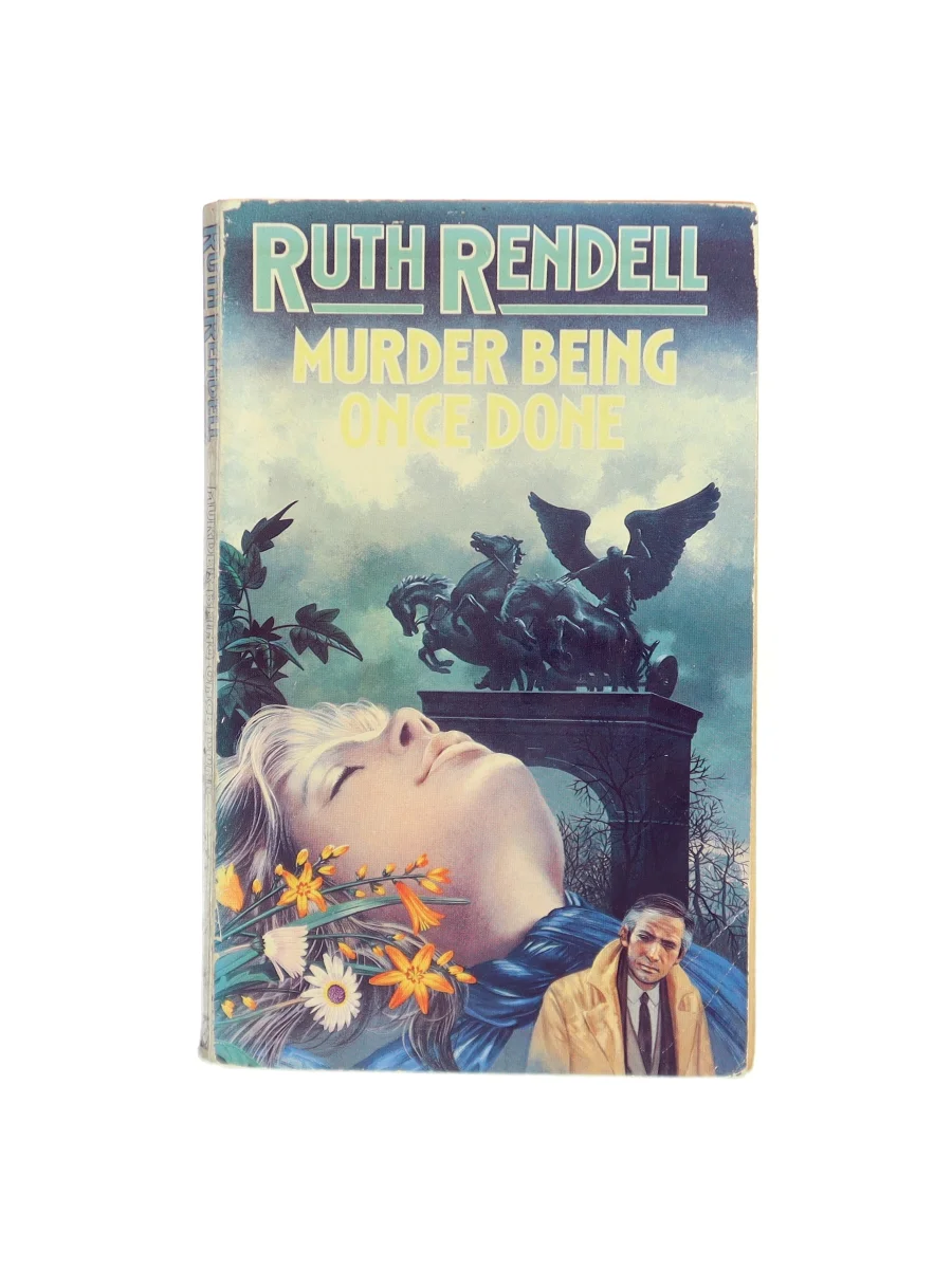 Forsiden af Når mordet er begået (Murder Being Once Done) af Ruth Rendell