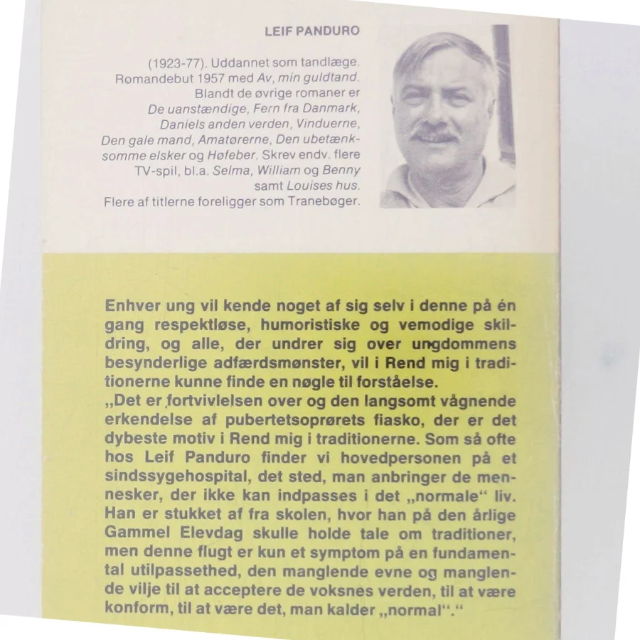 Rend mig i traditionerne af Leif Panduro (Bog)