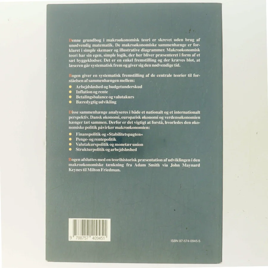 Introduktion til makroøkonomisk teori af Jesper Jespersen (f. 1948) (Bog)