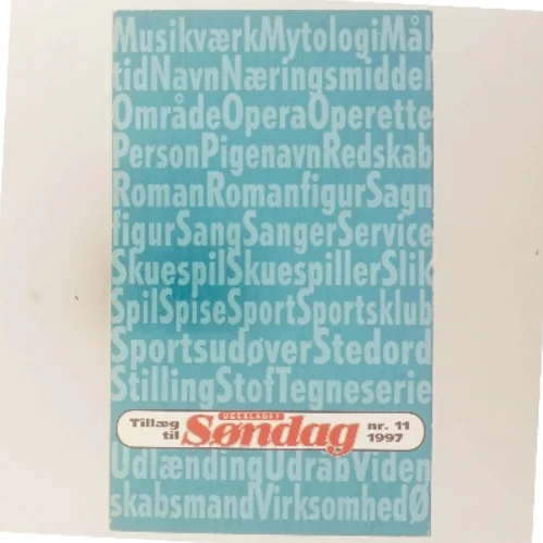 Nyt revideret krydsordsleksikon. Del 2 af Ukendt (Bog)