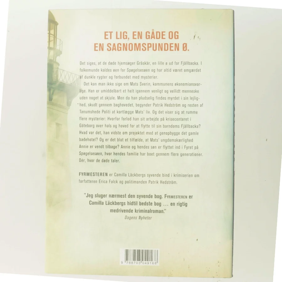 Fyrmesteren : kriminalroman af Camilla Läckberg (Bog)
