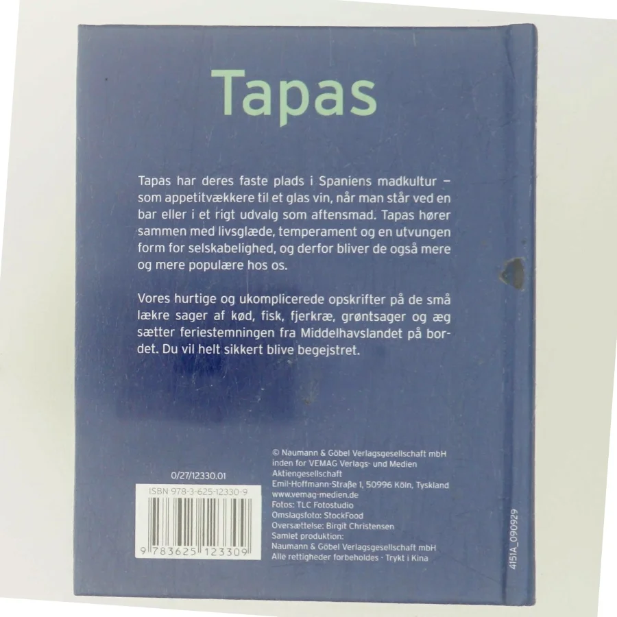Tapas af Naumann & Göbel Verlagsgesellschaft mbH (Bog)