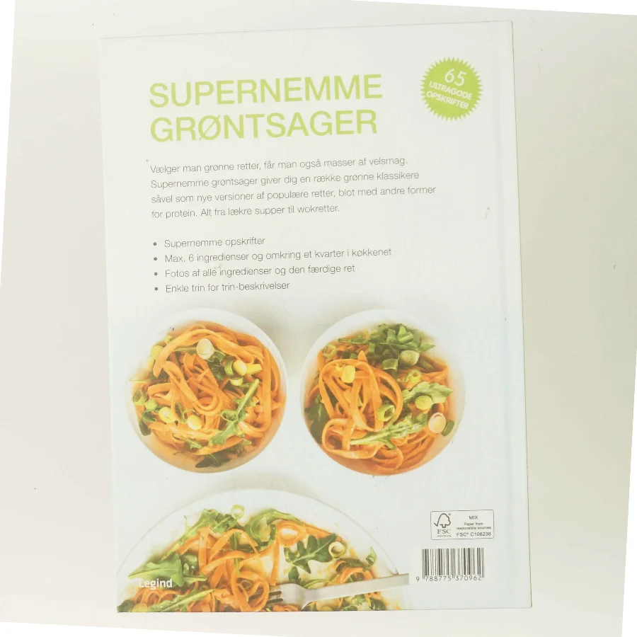 Supernemme grøntsager : supper, bagte grøntsager, gratiner, wokretter, pastaretter og salater af Orathay Souksisavanh (Bog)