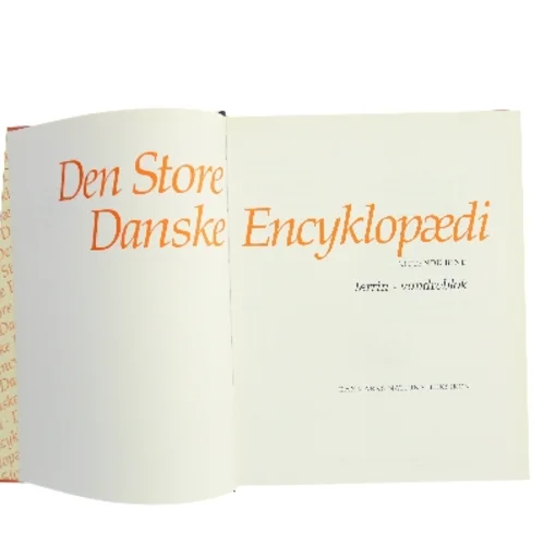 Den Store Danske Encyklopædi. Bind 19: terrin – vandreblok af Danmarks Nationalleksikon (Bog)