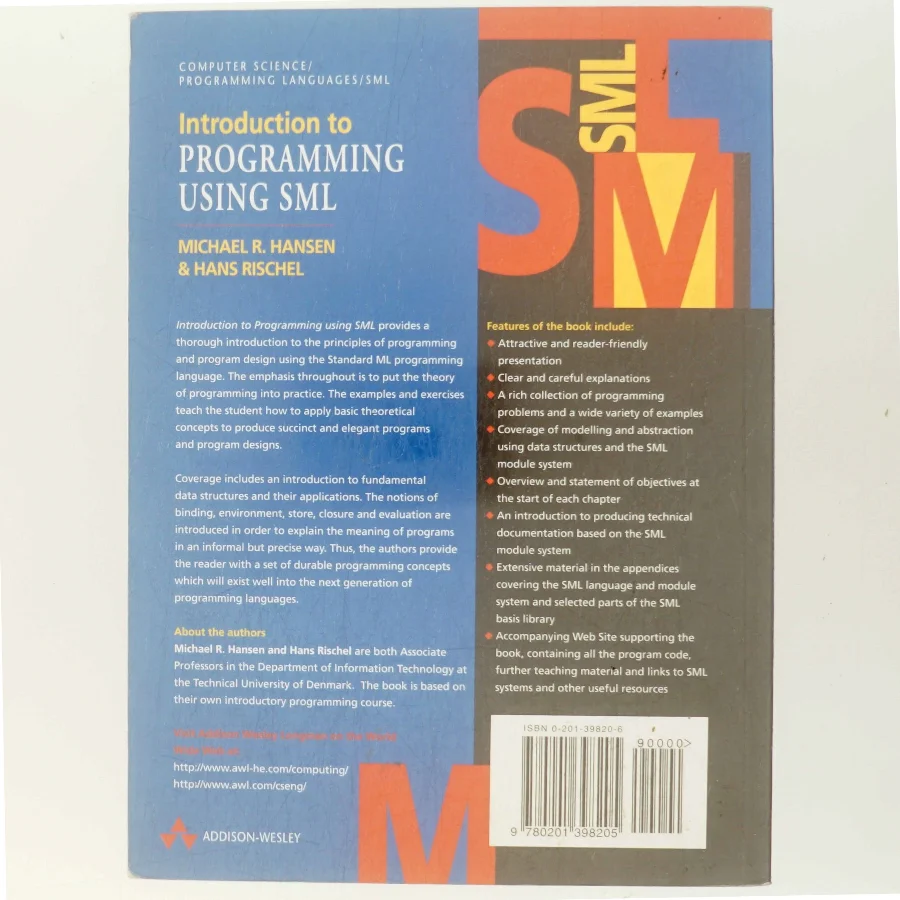 Introduction to Programming Using SML (International Computer Science Series) af Hansen, Michael / Rischel, Hans (Bog)