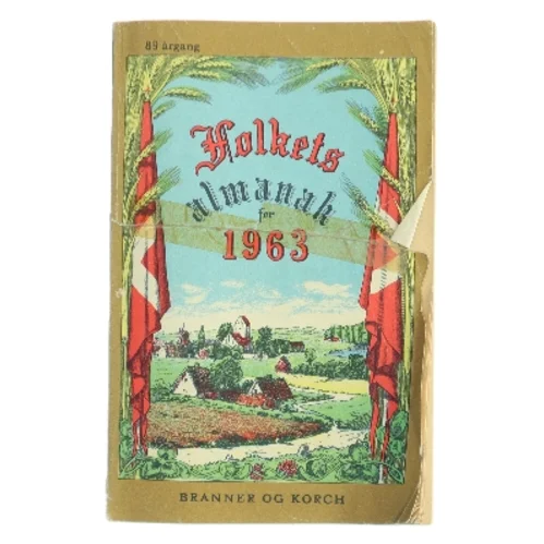 Folkets almanak for 1963 af Branner og Korch (Bog)