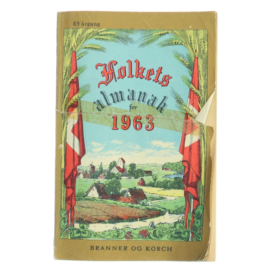 Folkets almanak for 1963 af Branner og Korch (Bog)