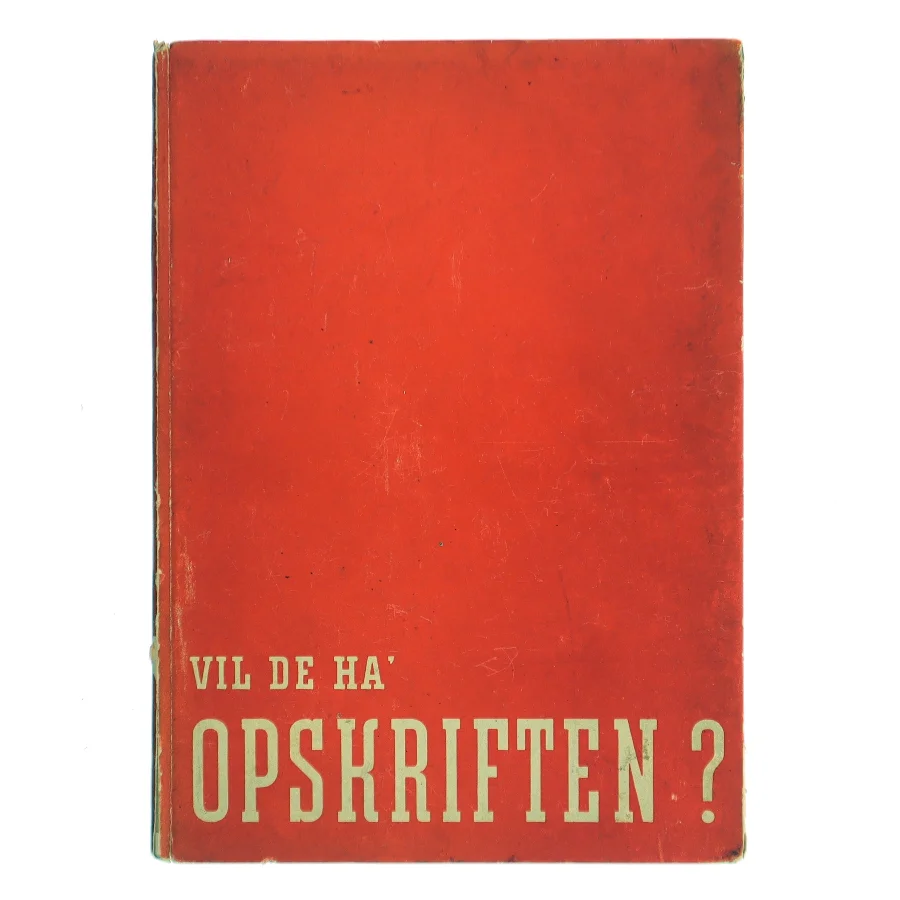 Vil De Ha' Opskriften? (Bog)