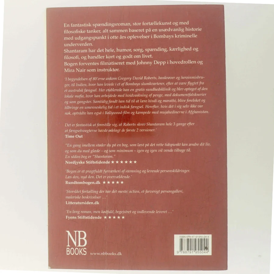 Shantaram af Gregory David Roberts (Bog)