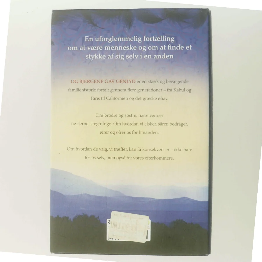 Og bjergene gav genlyd af Khaled Hosseini (Bog)