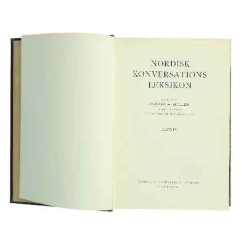 Nordisk Konversations Leksikon af Harald W. Moller (Bog)