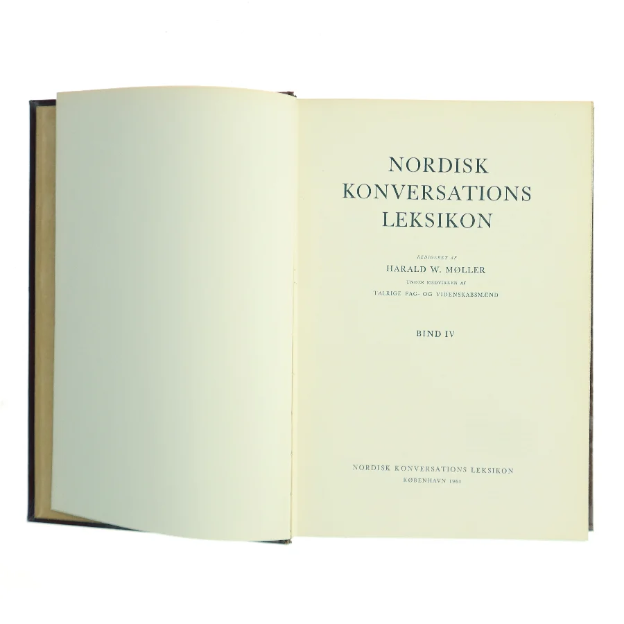 Nordisk Konversations Leksikon af Harald W. Moller (Bog)