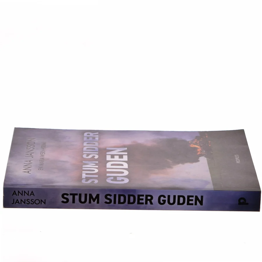Stum sidder guden : kriminalroman af Anna Jansson (Bog)