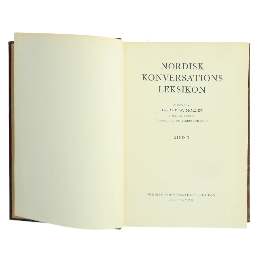 Nordisk konversations leksikon af Harald W. Møller (red.) (Bog)