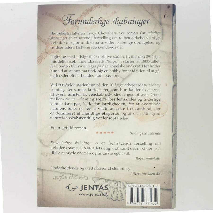 Forunderlige skabninger af Tracy Chevalier (Bog)