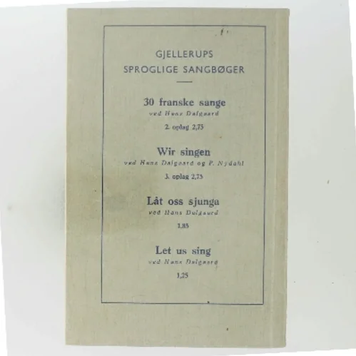 60 engelske sange (Bog)