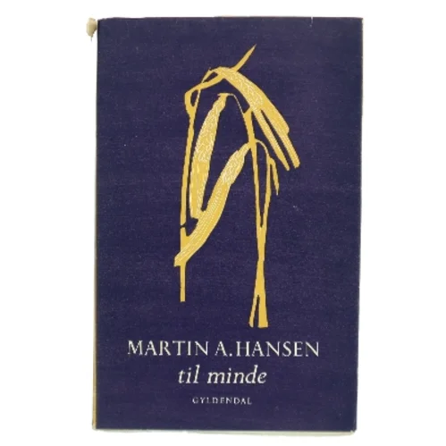 Til minde af Martin A. Hansen (Bog)