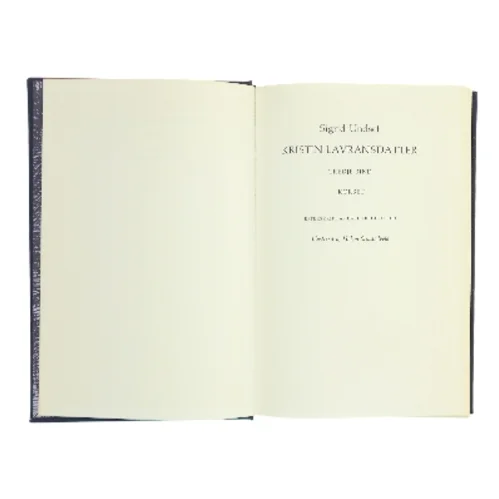 Kristin Lavransdatter. Tredje bind: Korset af Sigrid Undset (Bog)
