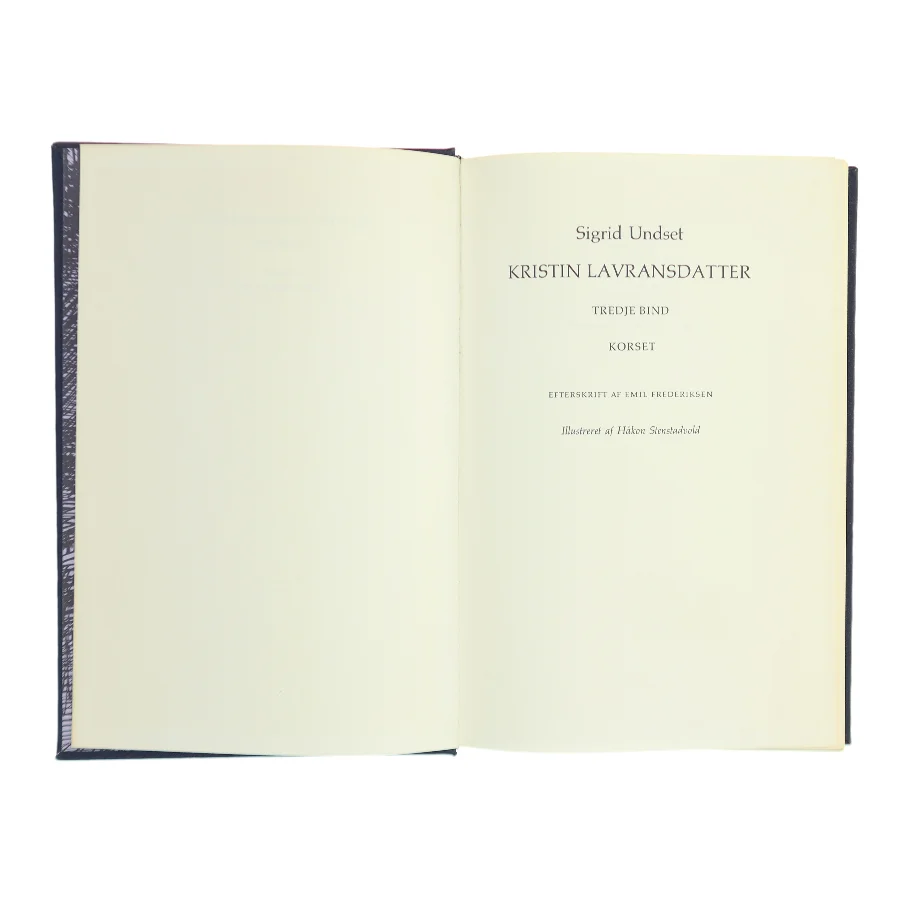 Kristin Lavransdatter. Tredje bind: Korset af Sigrid Undset (Bog)